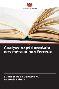 Analyse expérimentale des métaux non ferreux