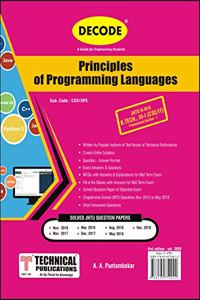 Principles of Programming Languages for JNTU-H 18 Course (III - I - CSE/IT/Prof. Elective-I - CS515PE)