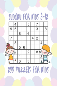 Sudoku Large Print 200 Puzzles For Kis