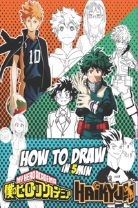 How To Draw Haikyuu And My Hero Academia