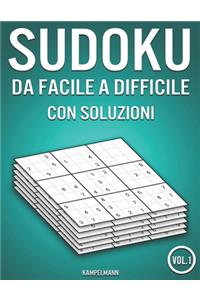Sudoku da facile a difficile con soluzioni