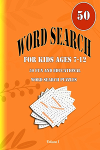 Word Search for Kids Ages 7-12