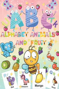 ABC Alphabet Animals and Fruit