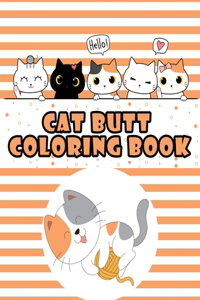 Cat butt coloring book