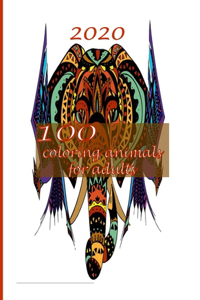 100 coloring animals for adults