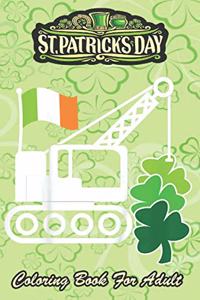 St Patricks Day Coloring Book For Adult