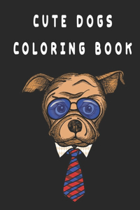 Cute Dogs Coloring Book