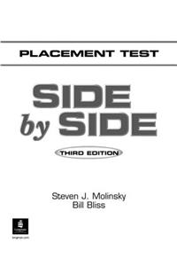 VE SIDE BY SIDE 3E PLACEM TEST VOIR 471273          027002