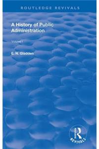 A History of Public Administration