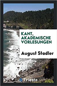 Kant, akademische Vorlesungen