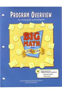 Dale Seymour Publications Big Math for Little Kids Program Overview 2003c