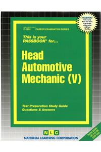 Head Automotive Mechanic (V)