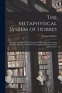 Metaphysical System of Hobbes