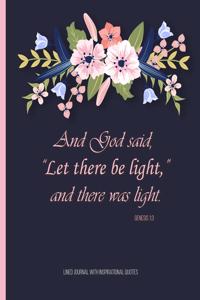 Lined Journal with Inspirational Quotes