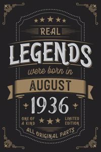 Real Legends were born in August 1936