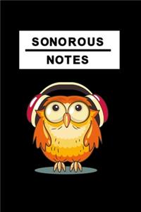 Sonorous notes