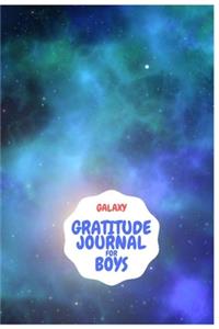 Galaxy Gratitude Journal For Boys