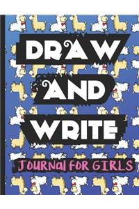 Draw and Write Journal for Girls