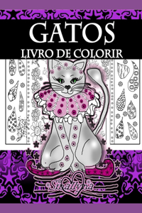 Gatos - Livro de Colorir