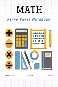 Math Graph Paper Notebook