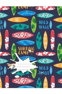 Surfing Composition Notebook