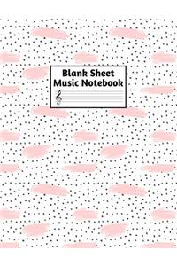 Blank Sheet Music Notebook