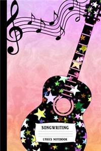Songwriting Lyrics Notebook