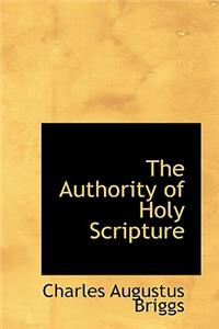 The Authority of Holy Scripture