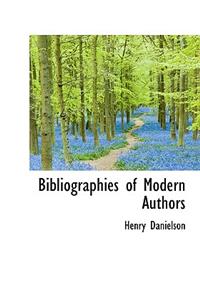 Bibliographies of Modern Authors