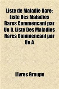 Liste de Maladie Rare