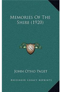 Memories Of The Shire (1920)