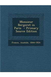 Monsieur Bergeret in Paris
