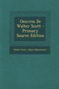 Oeuvres de Walter Scott