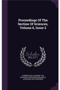 Proceedings of the Section of Sciences, Volume 6, Issue 2