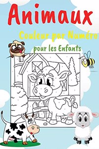 Animaux Couleur par Numéro pour les Enfants