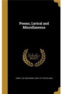 Poems, Lyrical and Miscellaneous