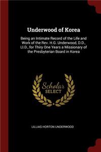 Underwood of Korea