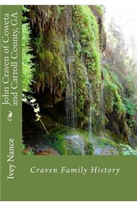 John Craven of Coweta and Carroll County, GA