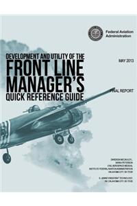 Development and Utility of the Front Line Manager's Quick Reference Guide