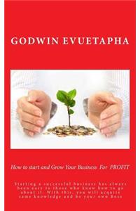 How to start and Grow Your Business For PROFIT