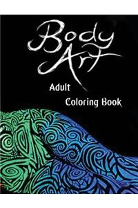 Body Art Adult Coloring Book