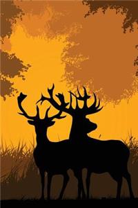 Elk King and Prince Grid Notebook