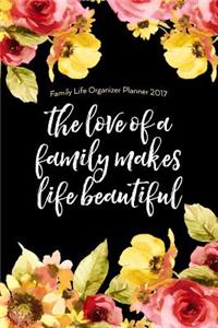 Family Life Organizer Planner 2017