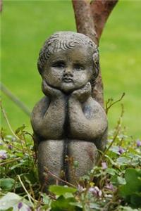 Simply Adorable Brass Child Garden Sculpture Journal
