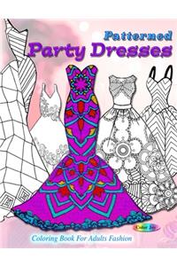 Patterned party dresses