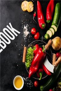 journal notebook of cooking recipes