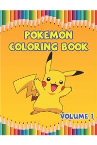 Pokemon Coloring Book Volume 1