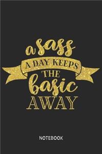 A sass a day keeps basic away Notebook