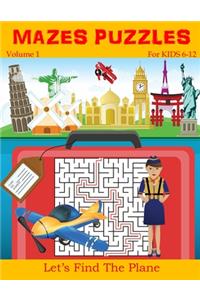Mazes puzzles for kids 6-12
