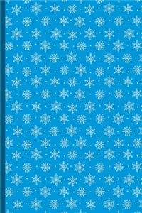 Winter and Christmas - Blank Lined Journal Notebook: 6x9 - Lined Notebook For Writing Notes or Journaling Christmas Gift Cover Matte College Student School Gift for Cristmas Fans Frozen Snowflake Cover